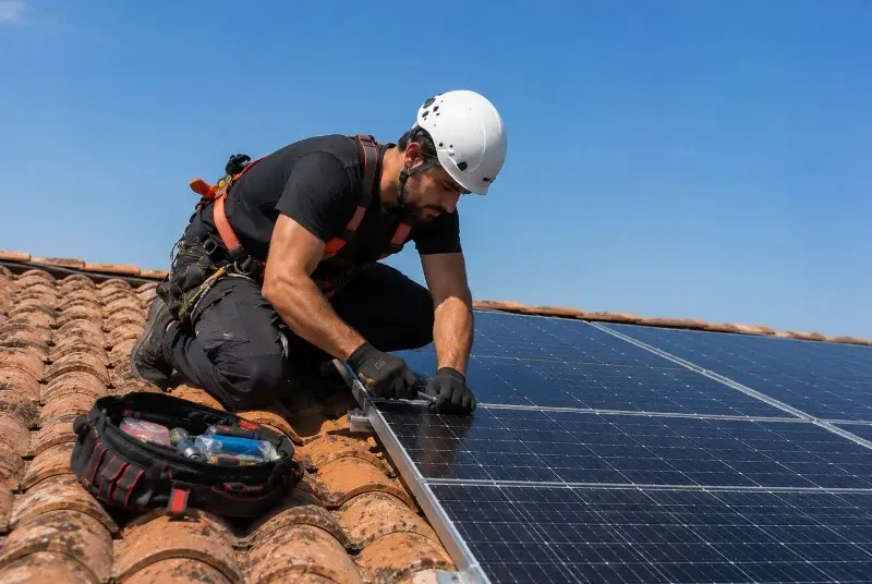 Maintenance et monitoring de panneaux solaires à Cudos