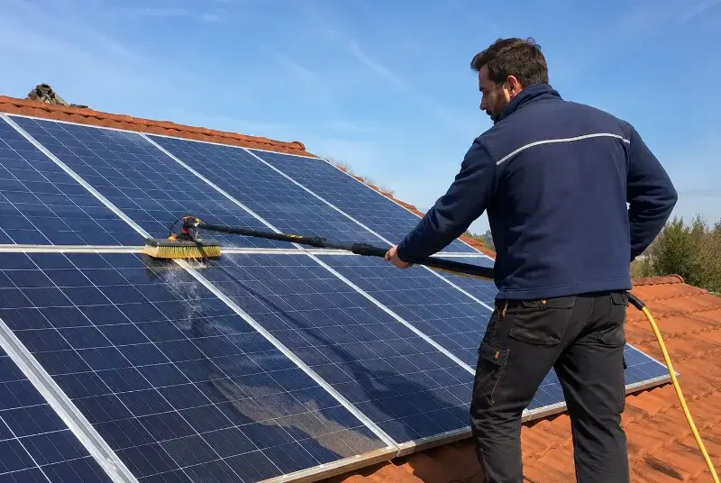 Nettoyage et entretien de panneaux solaires à Cudos